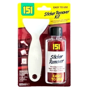 Sticker Remover Kit Scraper Remove Tape Gum Sticky Paint Wood Glass Tags New 151