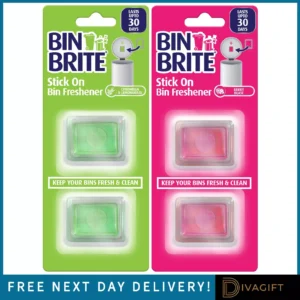 4x Stick ON Bin Freshener Smelling FRESH Dustbins Air Fragrance